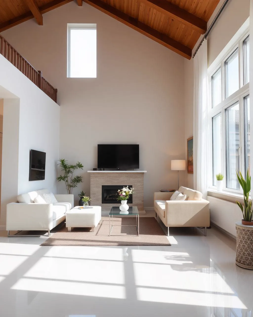 Bright clean residential interior